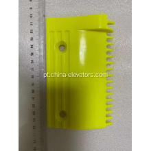 17 dentes placa de pente amarelo para escadas rolantes de hitachi